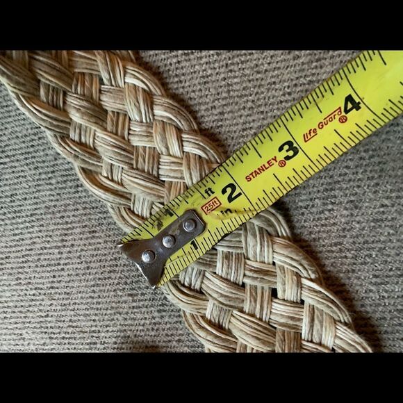 Marjorie Baer hand Embellished adjustable 2” Designer Belt - Picture 3 of 8